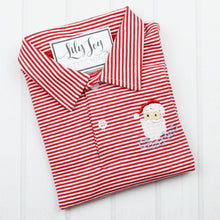 Load image into Gallery viewer, Michael Polo LS- Red Stripe
