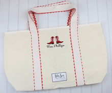 Load image into Gallery viewer, Red Ric Rac Tote
