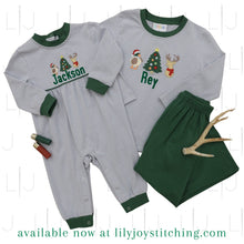 Load image into Gallery viewer, Christmas at the Camp Romper
