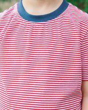 Load image into Gallery viewer, Avery Short Set- Red Stripe and Navy
