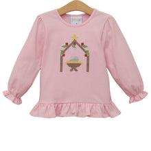 Load image into Gallery viewer, Away In A Manger Ruffle Top
