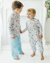 Load image into Gallery viewer, Constructing Christmas Patrick Romper
