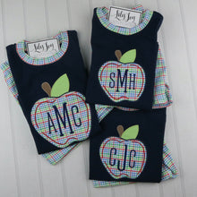 Load image into Gallery viewer, Primary Plaid Apple Shirt
