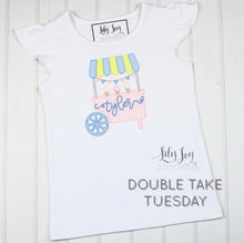 Load image into Gallery viewer, Ice Cream Stand Flutter Sleeve Tee
