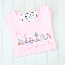 Load image into Gallery viewer, Big Sister Applique Tee

