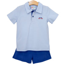 Load image into Gallery viewer, Let Freedom Ring Michael Polo Short Set
