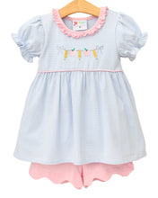 Load image into Gallery viewer, Pencil Garland Scallop Short Set
