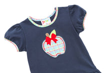 Load image into Gallery viewer, Primary Plaid Apple Ruffle Short Set
