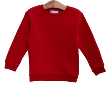 Load image into Gallery viewer, Pullover Fleece Sweatshirt- Red
