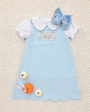 Load image into Gallery viewer, Pumpkin Bow Scallop Jumper Set
