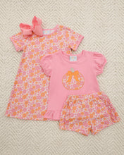 Load image into Gallery viewer, Pumpkin Petals Applique Ruffle Short Set
