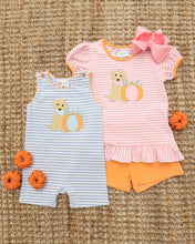 Load image into Gallery viewer, Pumpkins and Paws Ruffle Short Set
