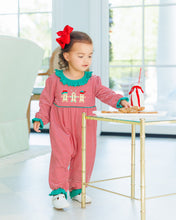 Load image into Gallery viewer, Santa's Sweet Helpers Ruffle Romper
