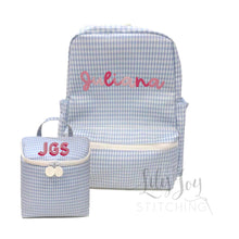 Load image into Gallery viewer, Gingham Mist TRVL Mini Backer
