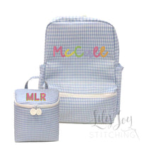 Load image into Gallery viewer, Gingham Mist TRVL Mini Backer
