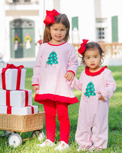 Load image into Gallery viewer, Underneath The Tree Ruffle Romper
