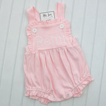 Load image into Gallery viewer, Light Pink Sunsuit with Name
