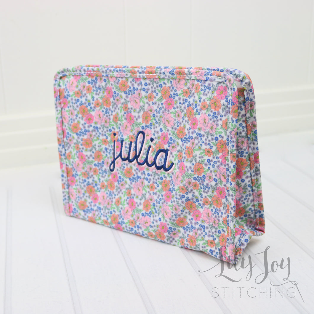 TRVL Medium Roadie- Garden Floral, Gingham Mist and Gingham Taffy
