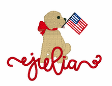 Load image into Gallery viewer, Patriotic White Flutter Sleeve Bubble(Multiple Design Options)
