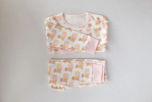 Load image into Gallery viewer, Pink Pumpkin Puppy PJ Pant Set FALL PRE-ORDER
