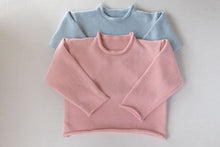 Load image into Gallery viewer, Blue Roll Neck Sweater FALL PRE-ORDER
