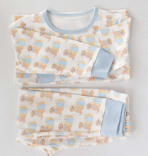 Load image into Gallery viewer, Blue Pumpkin Puppy PJ Pant Set FALL PRE-ORDER
