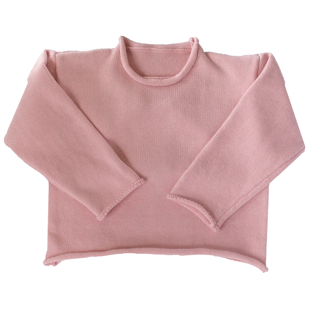 Pink Roll Neck Sweater FALL PRE-ORDER