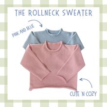 Load image into Gallery viewer, Pink Roll Neck Sweater FALL PRE-ORDER
